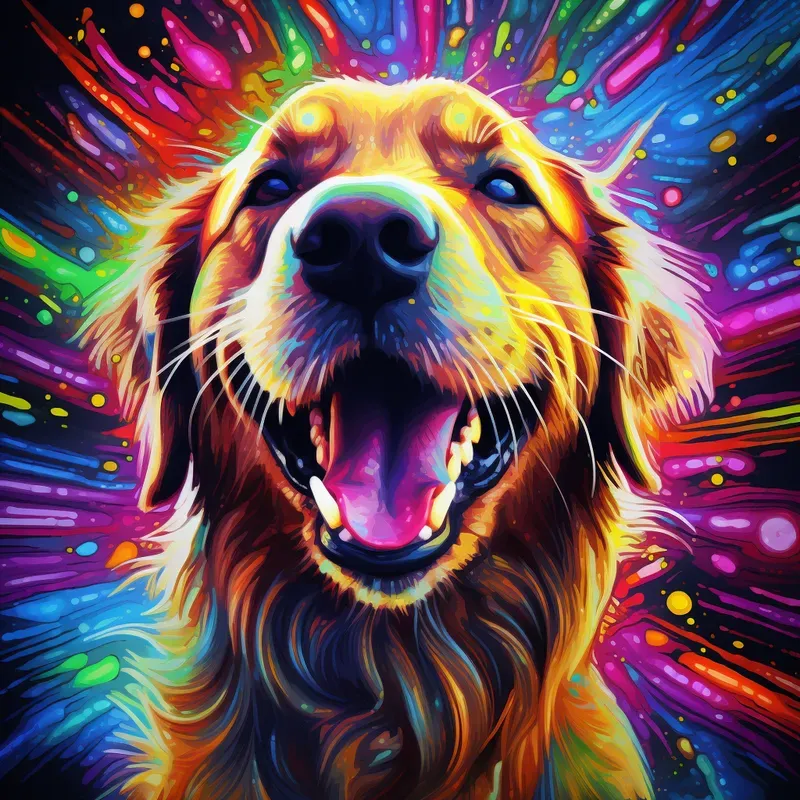 Neon Psychedelic Scenes