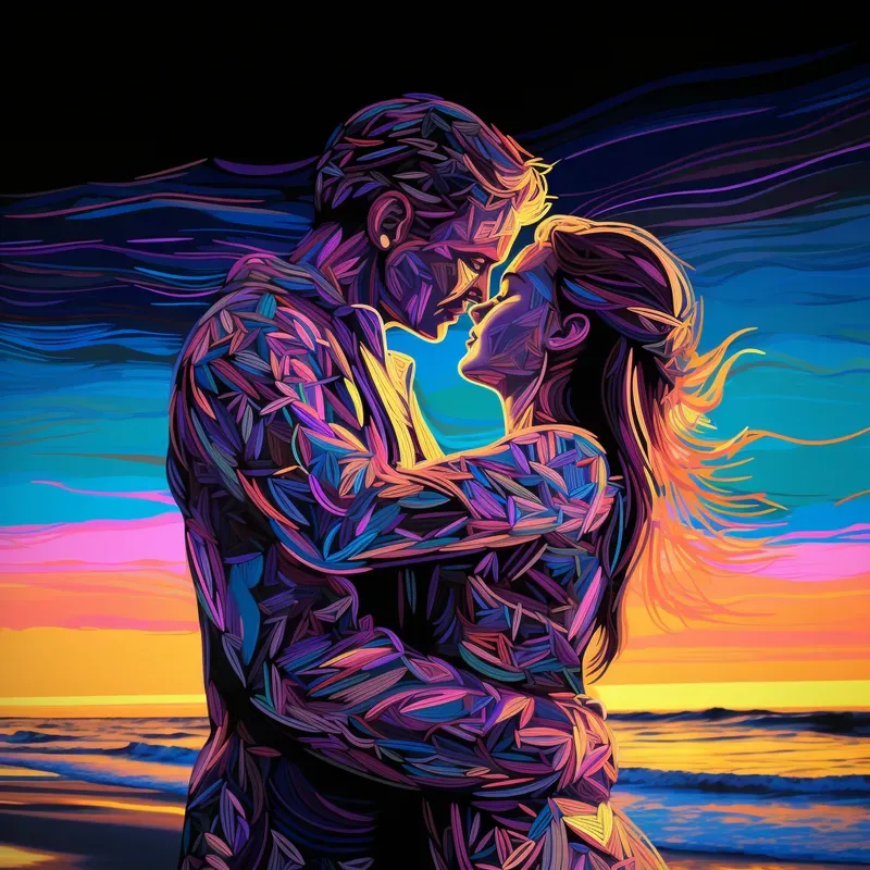 Neon Psychedelic Scenes