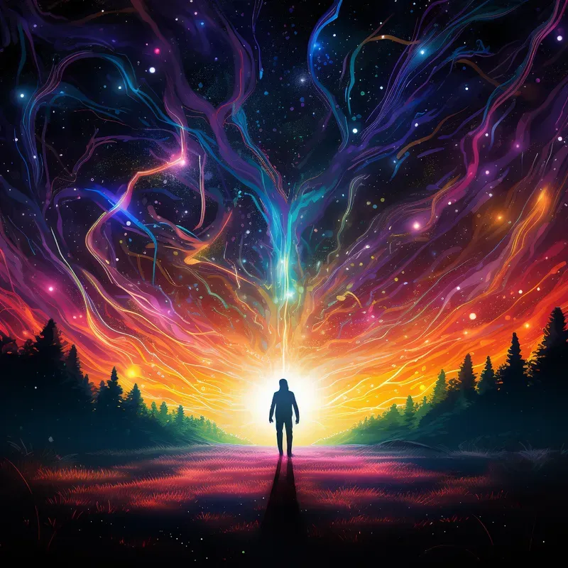 Neon Psychedelic Scenes