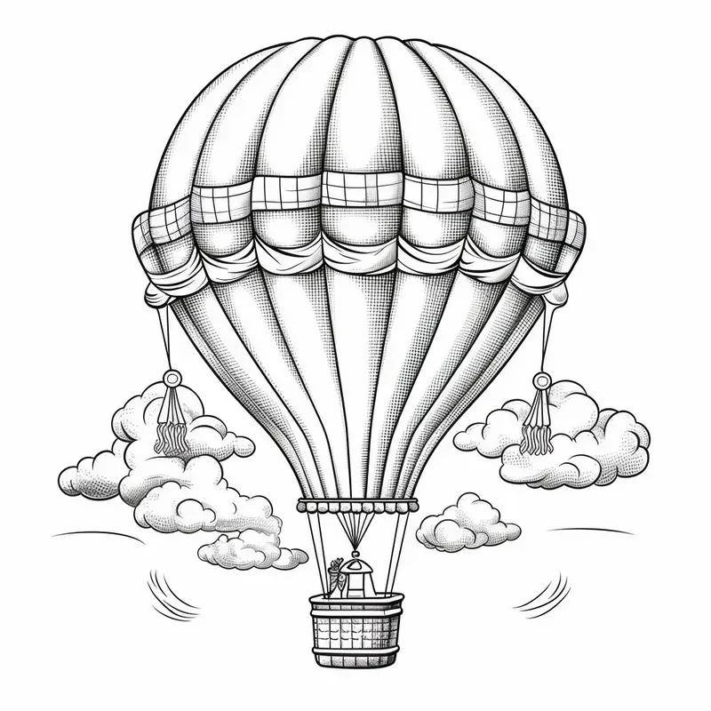 Kids Coloring Book Illustrations