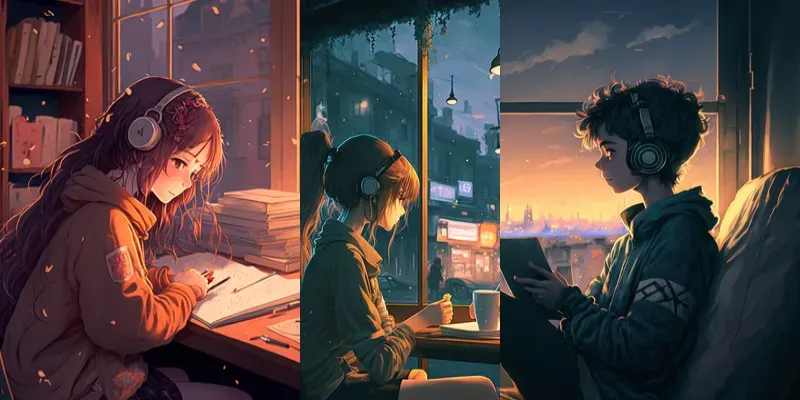 Lofi Music Anime Illustrations Wallpapers