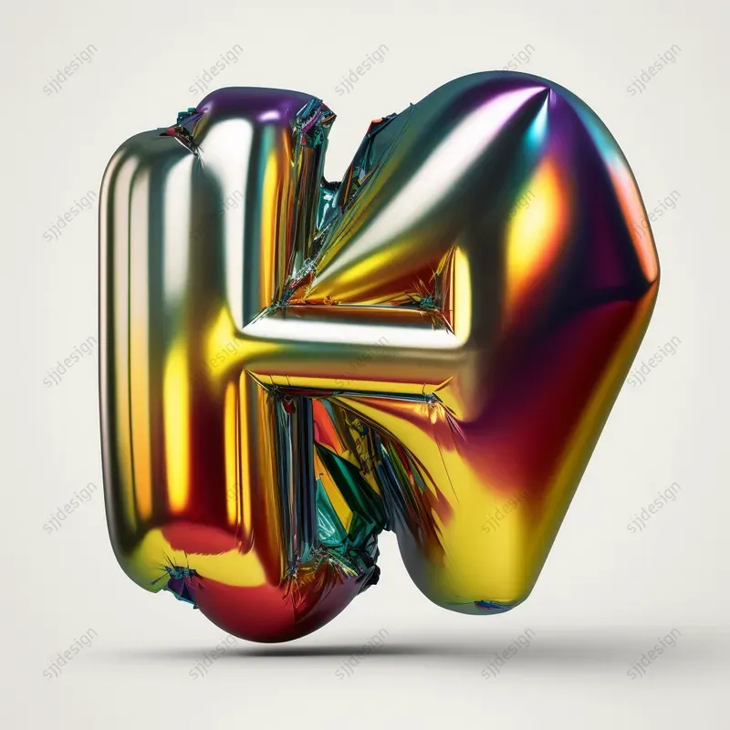 Foil Balloon Initial Letters