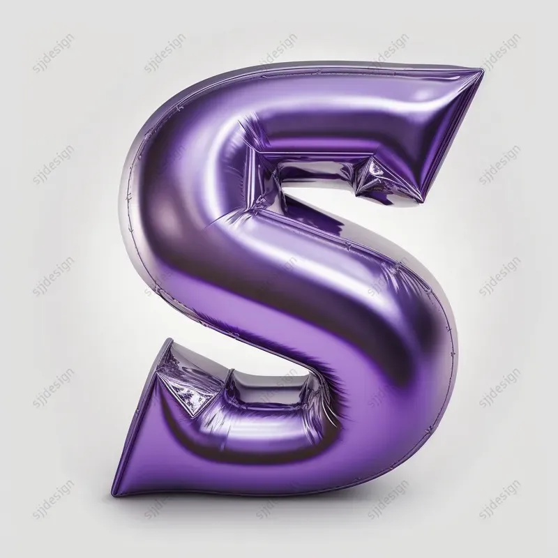 Foil Balloon Initial Letters