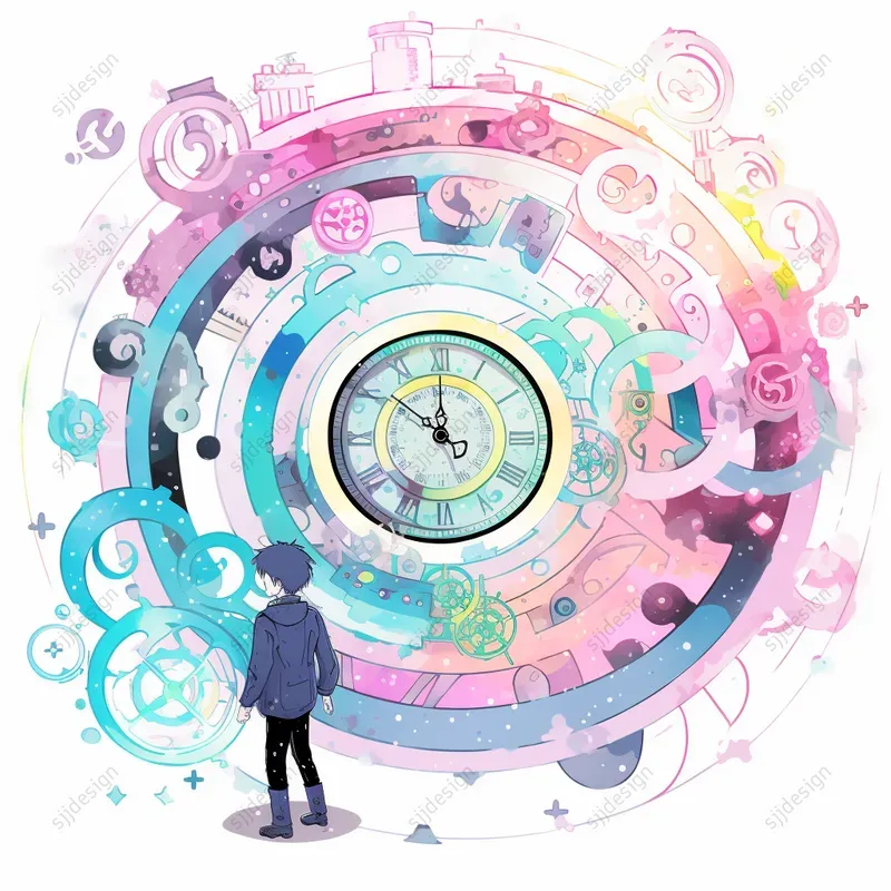 Kawaii Neon Poly Art