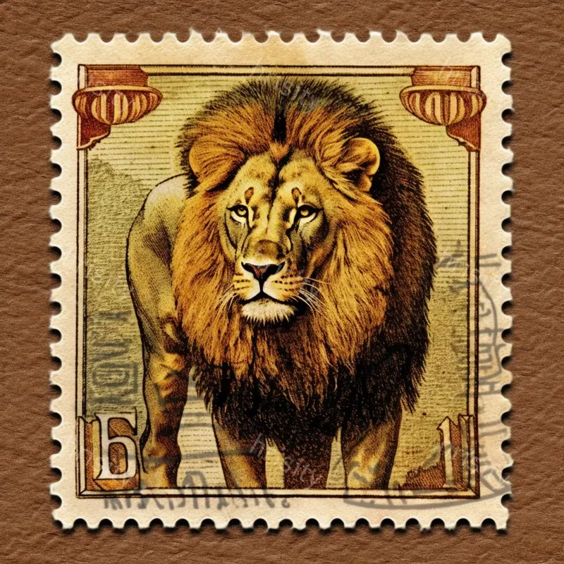 Customizable Vintage Postal Stamps