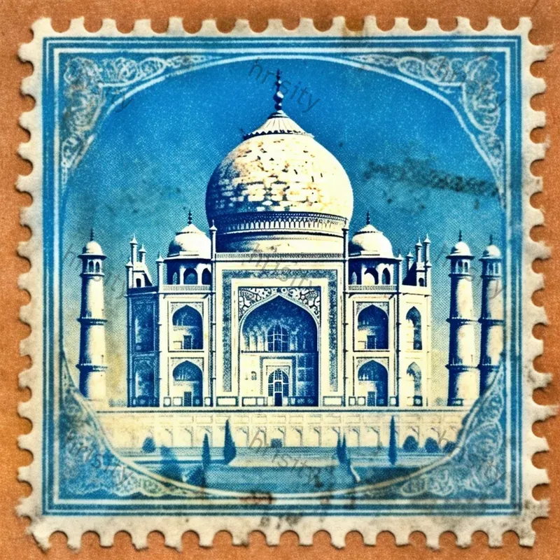 Customizable Vintage Postal Stamps