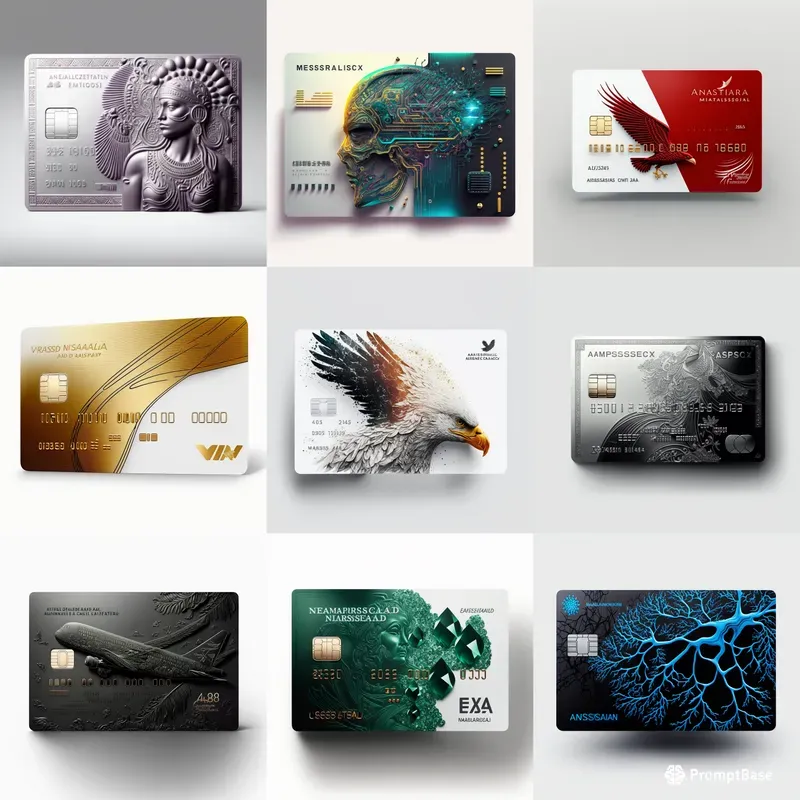 Credit Card Mockup Designs