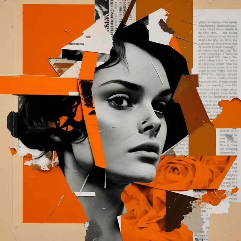 Abstract Vintage Collages