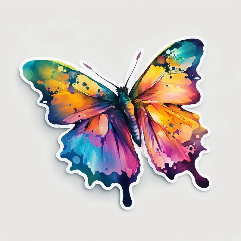 Beautiful Watercolor Stickers