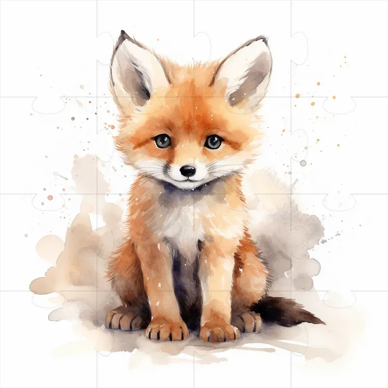 Baby Animals Watercolors For Childrens Rooms