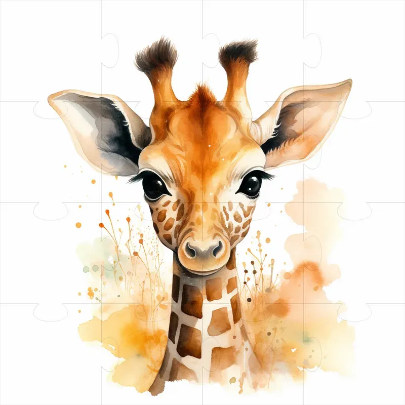 Baby Animals Watercolors For Childrens Rooms