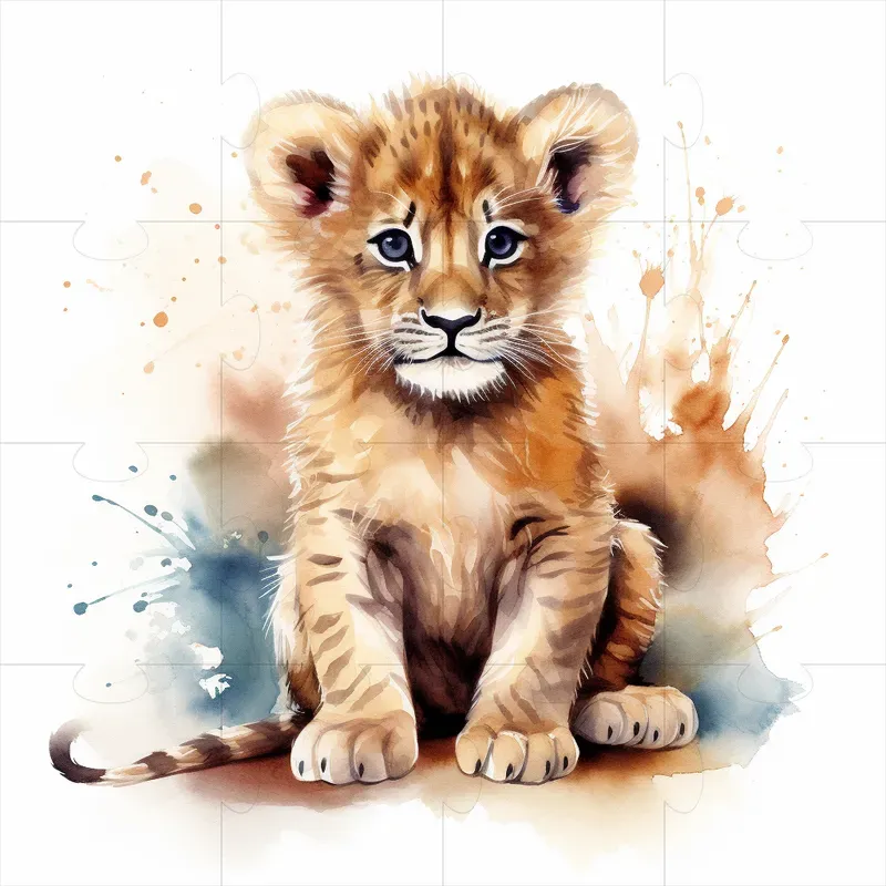 Baby Animals Watercolors For Childrens Rooms