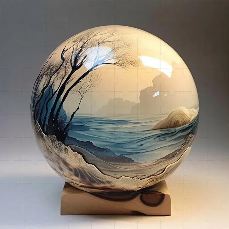 Worlds In Glass Spheres