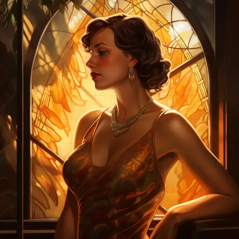 Art Nouveau Style Art