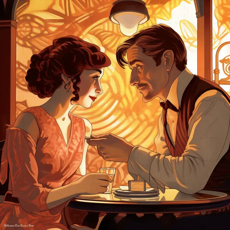 Art Nouveau Style Art