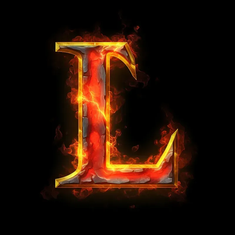 Solid Warrior Medieval Style Letters