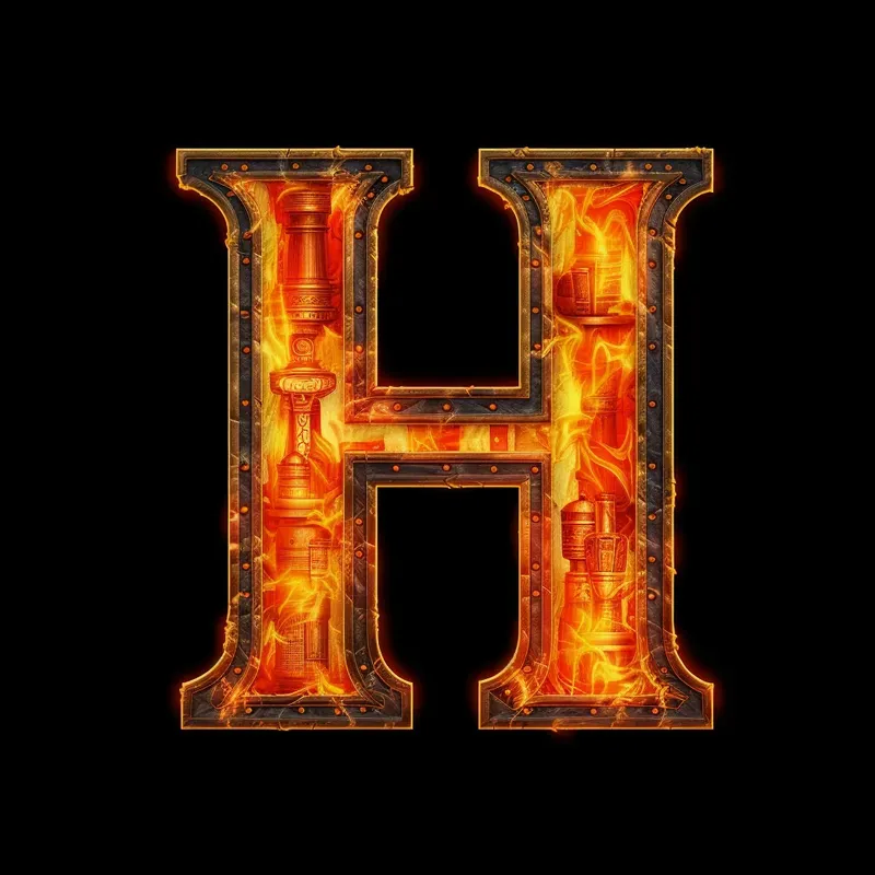 Solid Warrior Medieval Style Letters