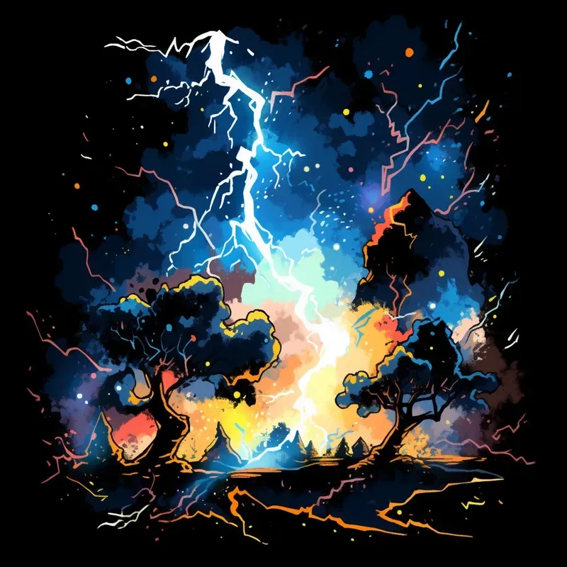 Vibrant Niji Style T-shirt Designs