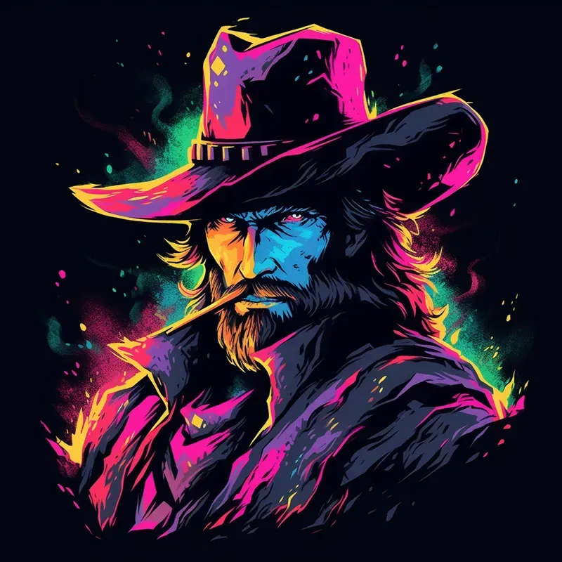 Vibrant Niji Style T-shirt Designs