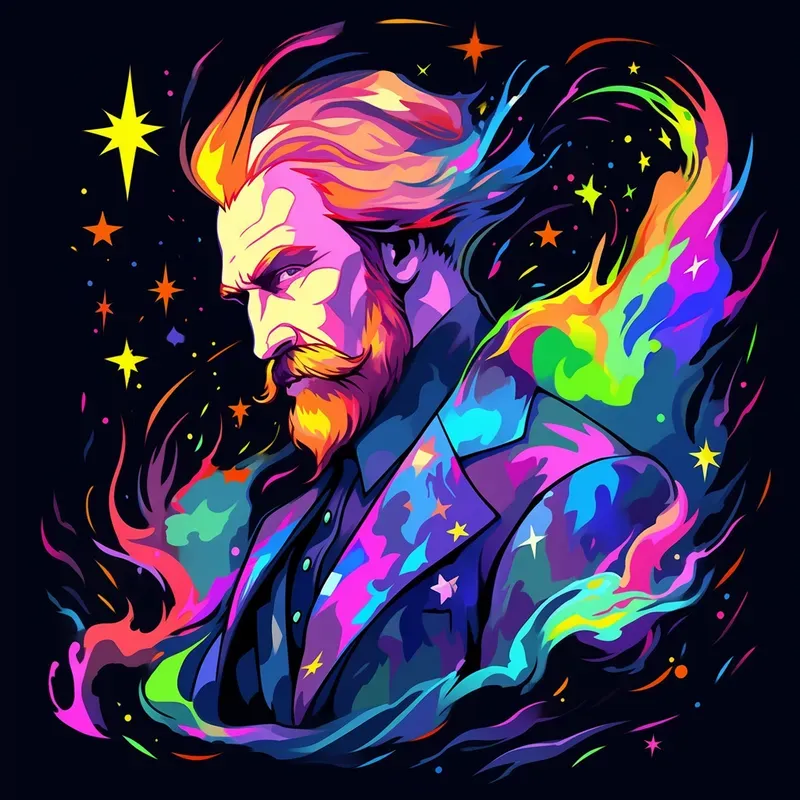 Vibrant Niji Style T-shirt Designs