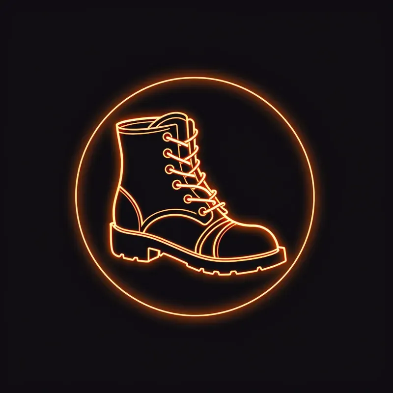Circular Neon Icons