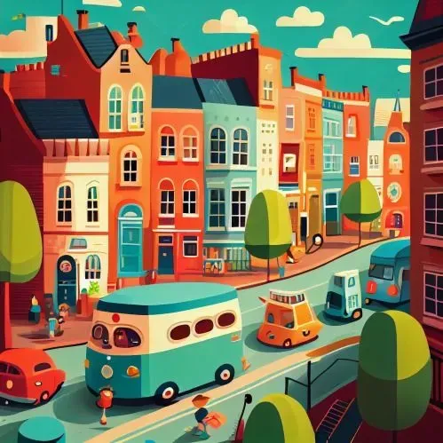 Cute Childrens Illustrations For Stories