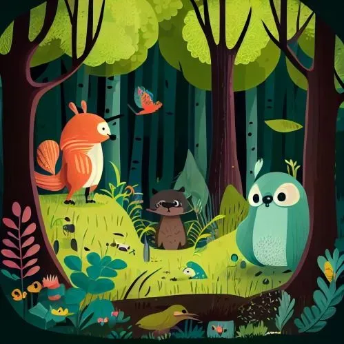 Cute Childrens Illustrations For Stories