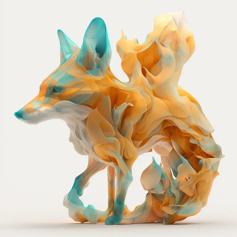 3D Advertising Ink Art Graphics