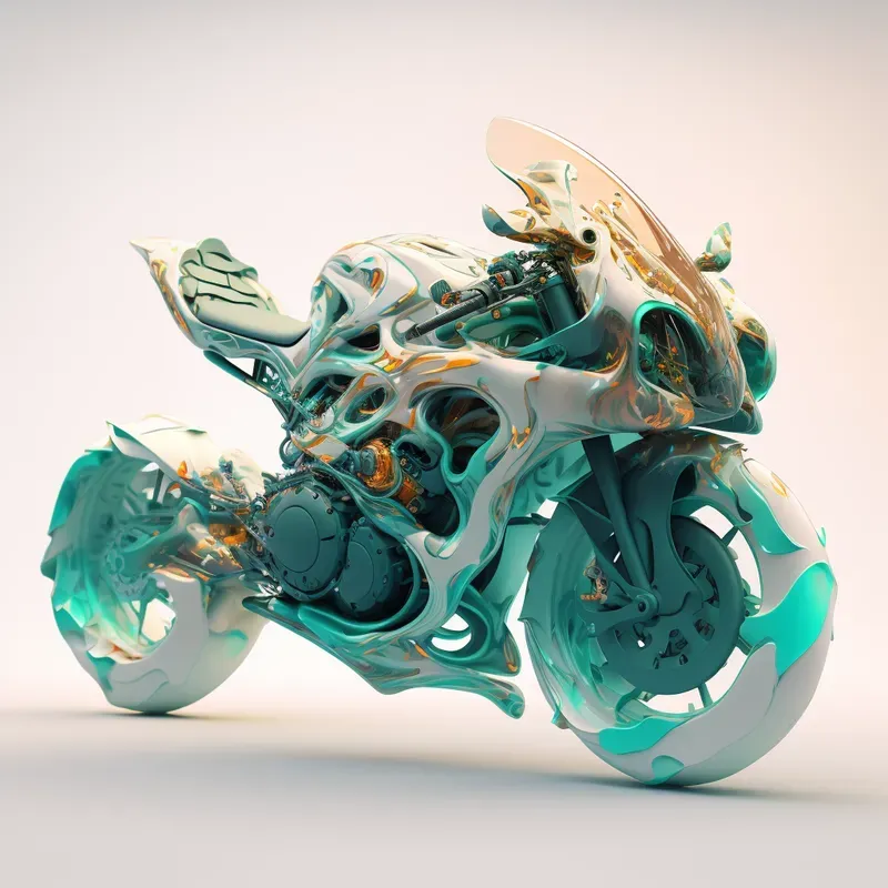 3D Advertising Ink Art Graphics