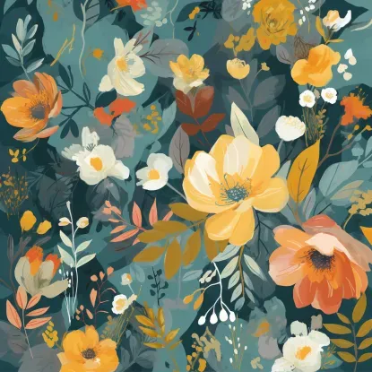 Beautiful Vibrant Floral Patterns
