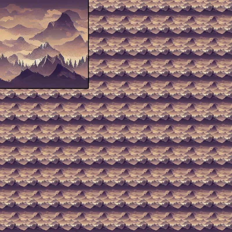 16-Bit Game Map Textures