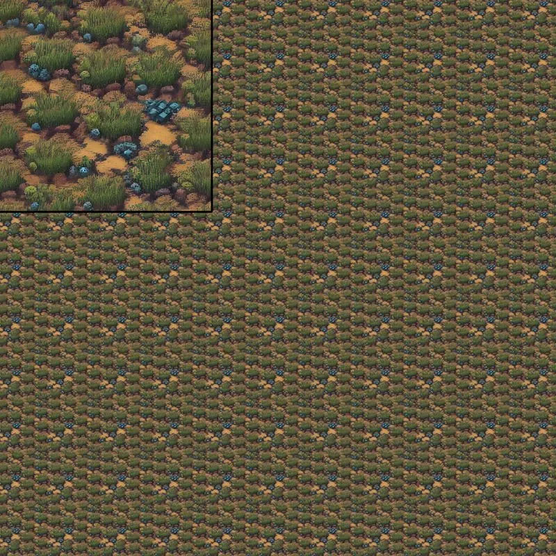 16-Bit Game Map Textures