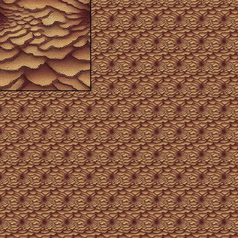 16-Bit Game Map Textures