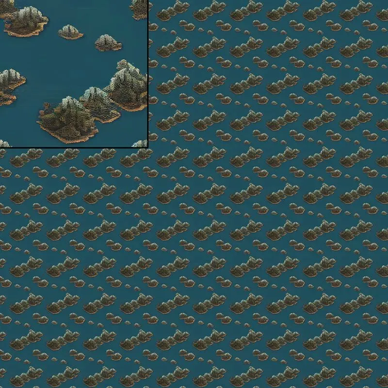 16-Bit Game Map Textures