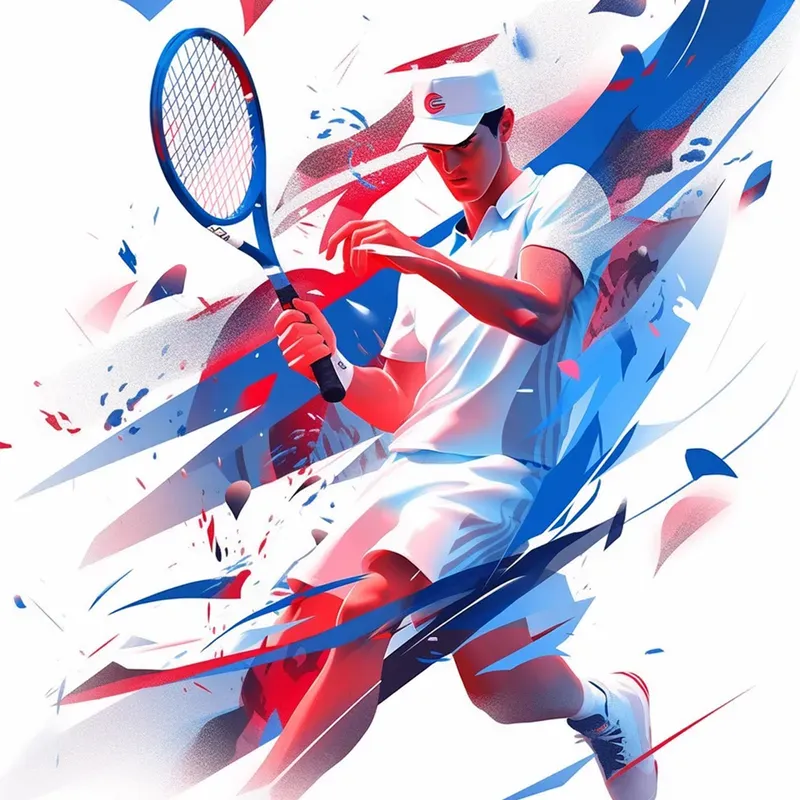 Digital Illustrations Of People In Sports