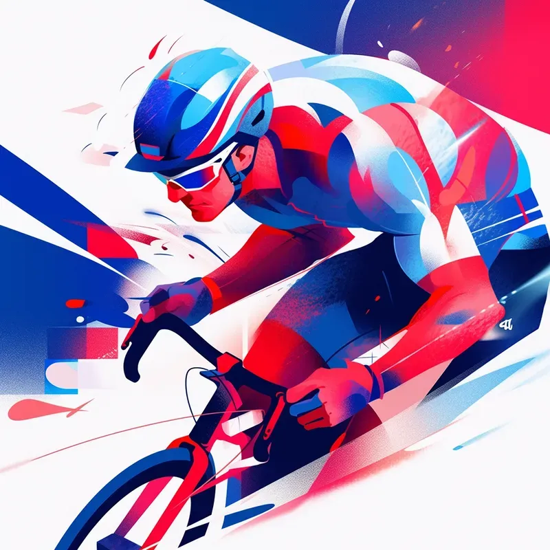 Digital Illustrations Of People In Sports