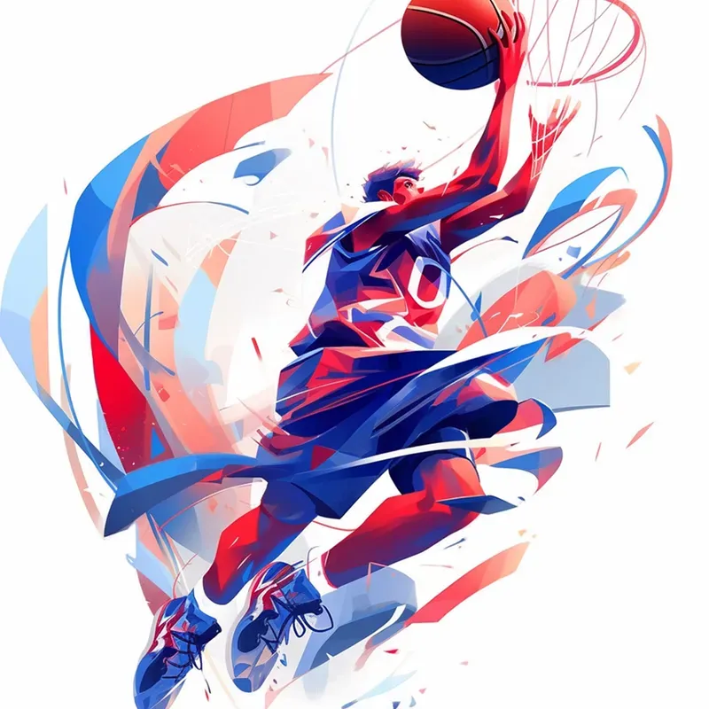 Digital Illustrations Of People In Sports