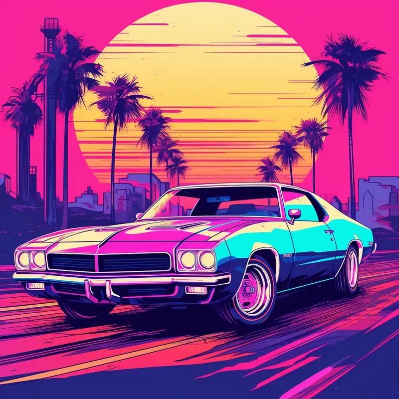 Synthwave Art
