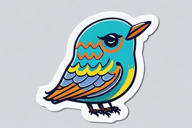 Cute Kawaii Bird Stickers