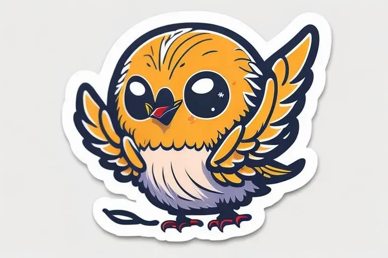 Cute Kawaii Bird Stickers