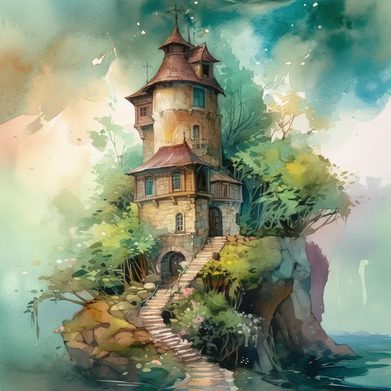 Magical Water Color T Shirt Illustrations