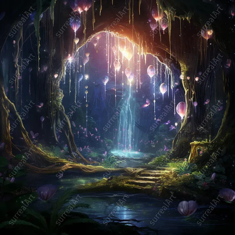 Radiances In The Mythical Forest