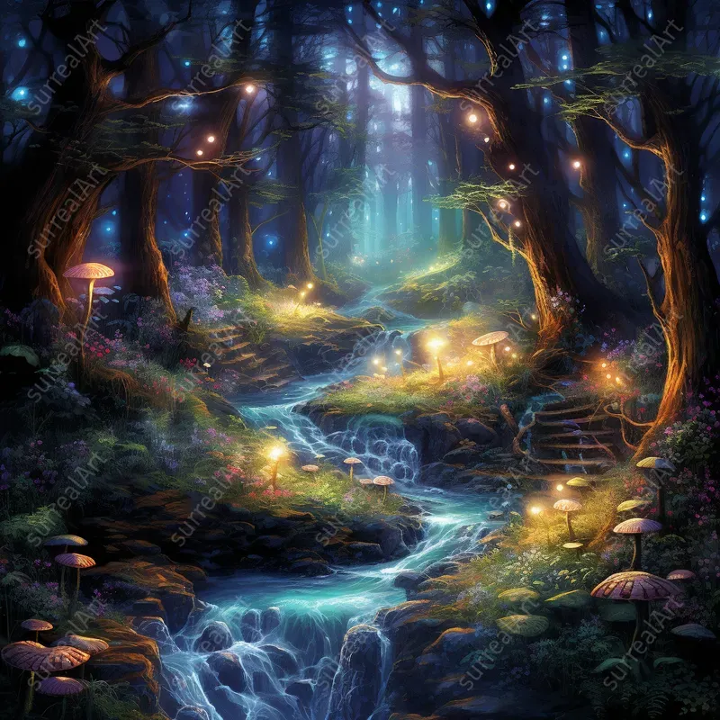 Radiances In The Mythical Forest