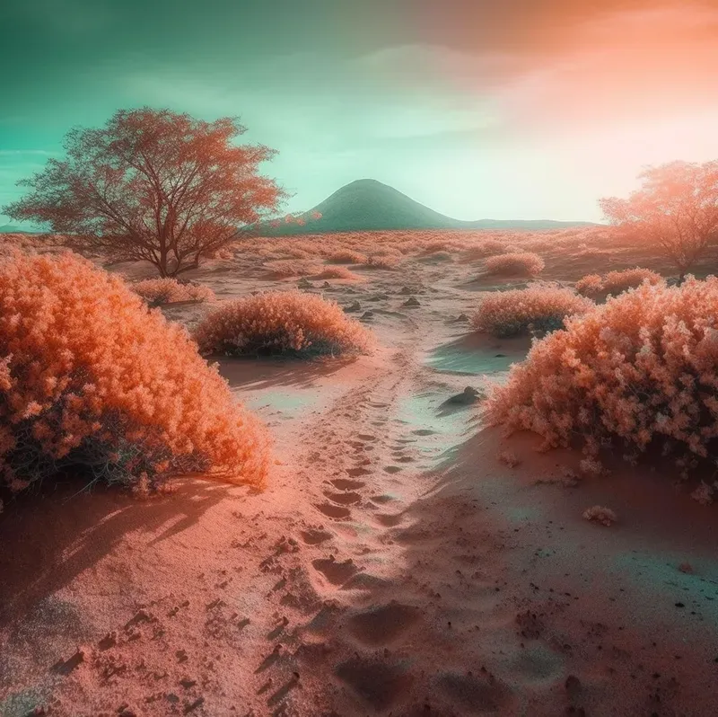 Hazy Dreamlike Landscape Scenes