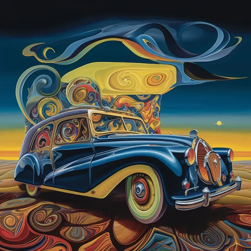 Salvador Dali Style Drawings