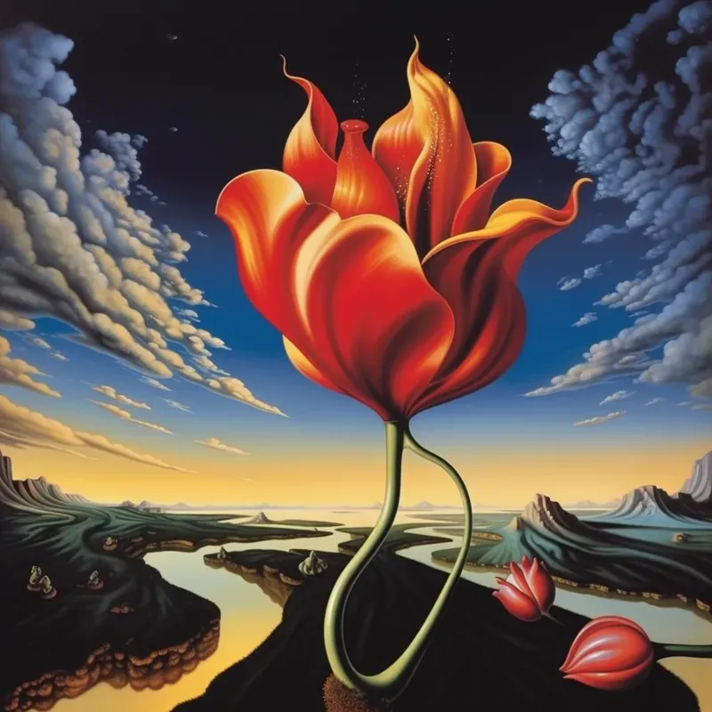 Salvador Dali Style Drawings