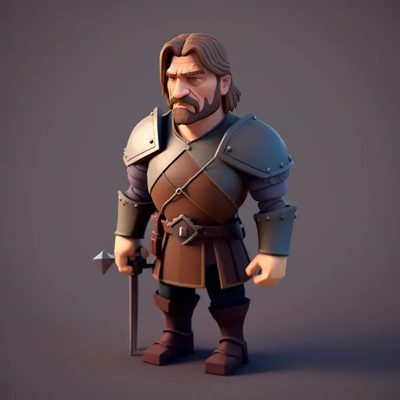 Clash Of Clans Style 3D Characters