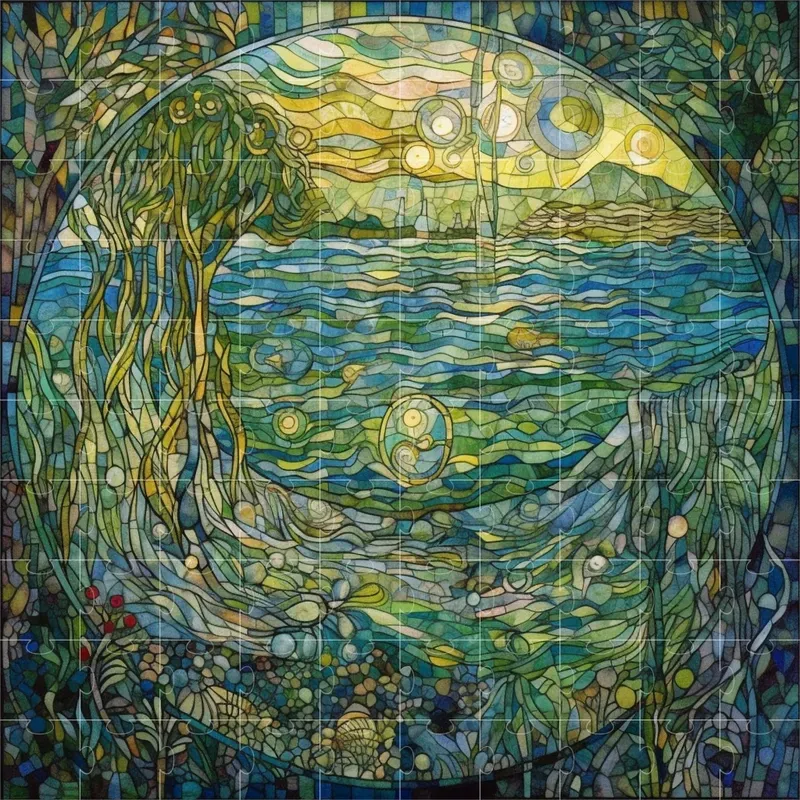 Klees Dreamland Stained Glass Art