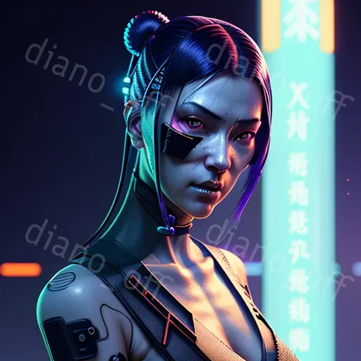 Futuristic Cyberpunk Portraits