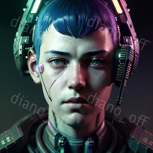 Futuristic Cyberpunk Portraits